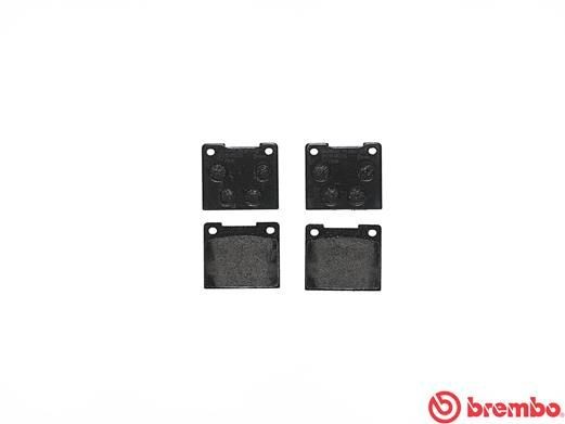 Комплект тормозных колодок, диско P86001 BREMBO