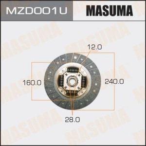 Диск сцепления MZD001U MASUMA