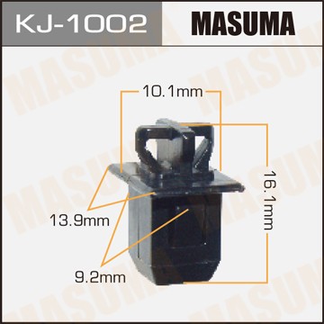 Клипса крепежная KJ1002 MASUMA