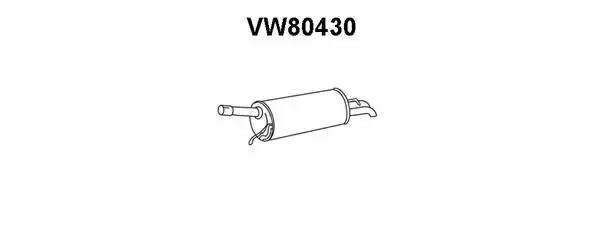 Глушитель выхлопных газов конечный VW80430 VENEPORTE