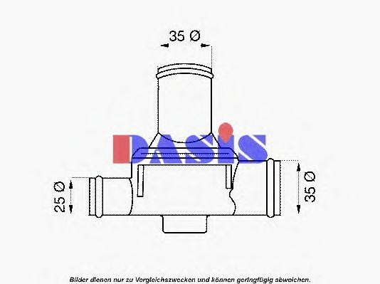 Термостат, охлаждающая жидкость 750739N AKS DASIS
