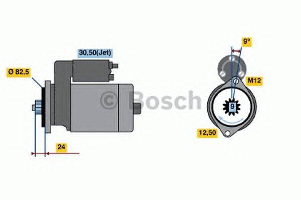 Стартер 0 986 018 940 BOSCH