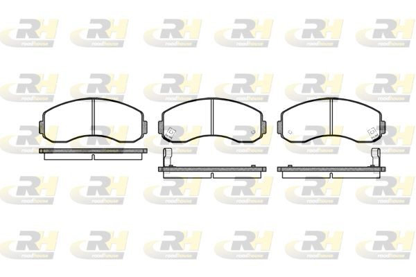 Комплект тормозных колодок, диско 261902 ROADHOUSE