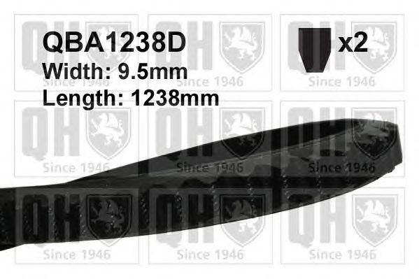 Клиновой ремень QBA1238D QUINTON HAZELL