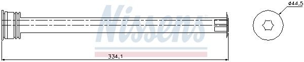 Осушитель, кондиционер 95404 NISSENS