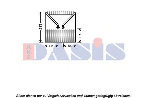 Испаритель, кондиционер 820106N AKS DASIS