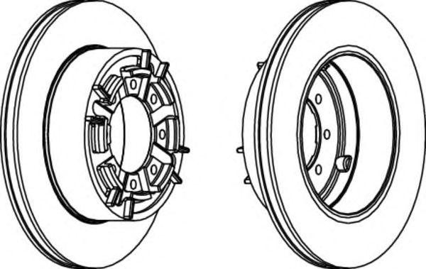 Тормозной диск FCR140A FERODO