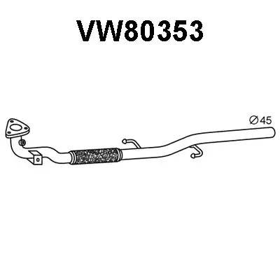 Выпускной трубопровод VW80353 VENEPORTE