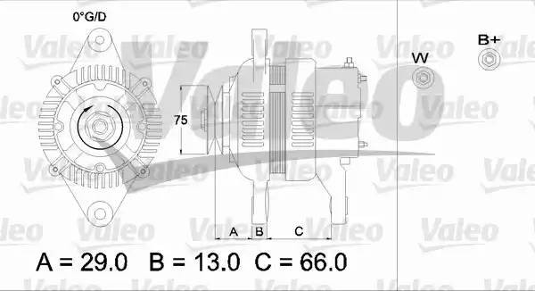Генератор 436542 VALEO PHC