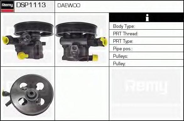 Гидравлический насос, рулевое управление DSP1113 DELCO REMY
