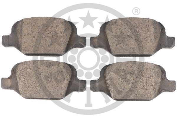 Комплект тормозных колодок, диско 10390 OPTIMAL