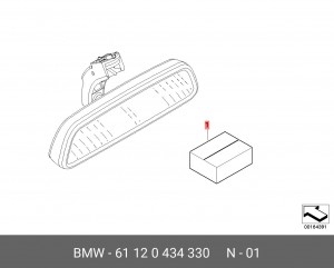 Комплект дооснащения 61 12 0 434 330 BMW