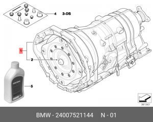 АКПП в сборе 24 00 7 521 144 BMW