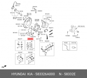 Деталь 583326A000 HYUNDAI KIA