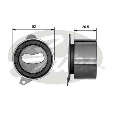 Натяжной ролик, ремень ГРМ T41029 GATES