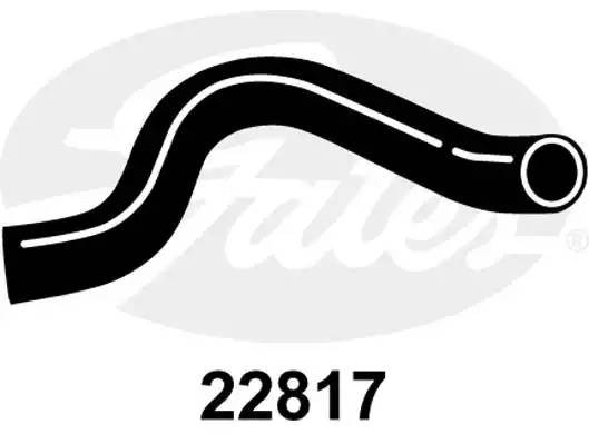 Шланг радиатора 22817 GATES