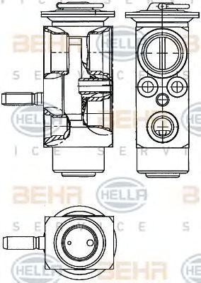 Расширительный клапан, кондиционер 8UW 351 239-611 HELLA