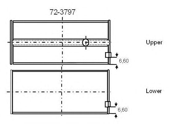 Подшипник 72-3797 GLYCO
