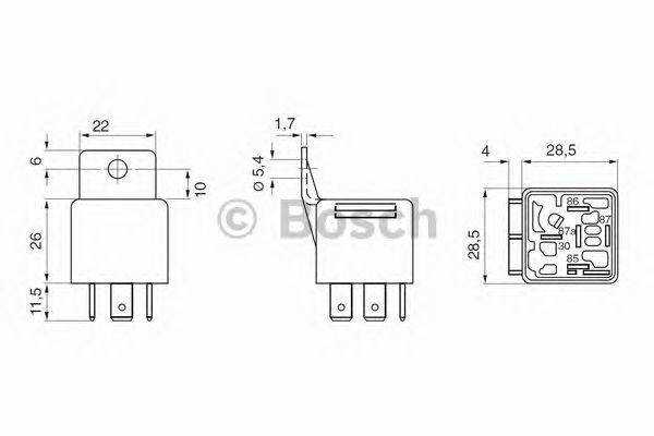 Реле 0 332 209 206 BOSCH
