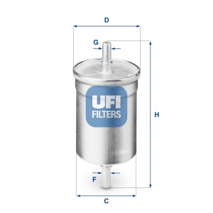 Топливный фильтр 31.710.00 UFI