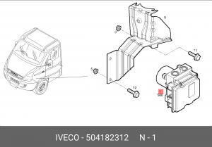 Гидроагрегат, тормозная система 504182312 IVECO