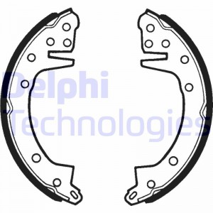 Комплект тормозных колодок LS1283 DELPHI