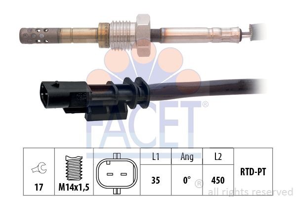 Ккомплект проводов зажигания 48524 FACET