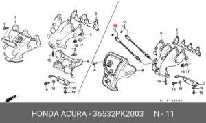 Лямбда-зонд 36532PK2003 HONDA