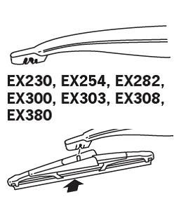 Щетка стеклоочистителя EX300 TRICO
