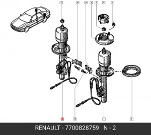 Деталь 7700828759 RENAULT