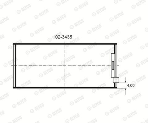 Подшипник 02-3435 GLYCO