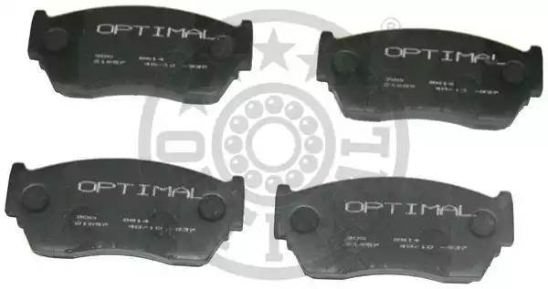 Комплект тормозных колодок, диско 9814 OPTIMAL