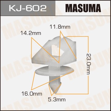 Клипса крепежная KJ602 MASUMA