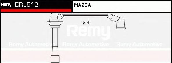 Ккомплект проводов зажигания DRL512 DELCO REMY