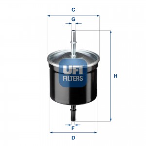 Топливный фильтр 3181100 UFI