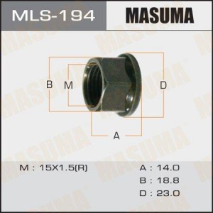 Гайка амортизатора MLS-194 MASUMA