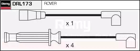 Ккомплект проводов зажигания DRL173 DELCO REMY