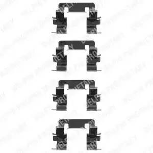 Комплектующие, колодки дискового тормоза LX0346 DELPHI