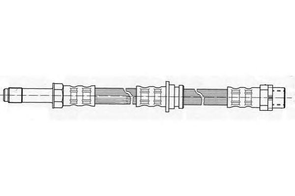 Тормозной шланг FHY2252 FERODO