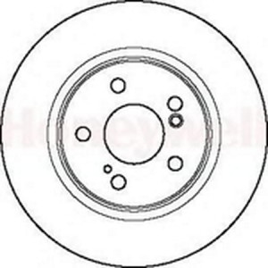 Тормозной диск 561879B BENDIX JURID