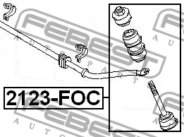 Стойка стабилизатора 2123-FOC FEBEST