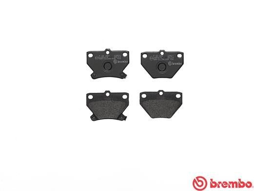 Комплект тормозных колодок, диско P83052 BREMBO