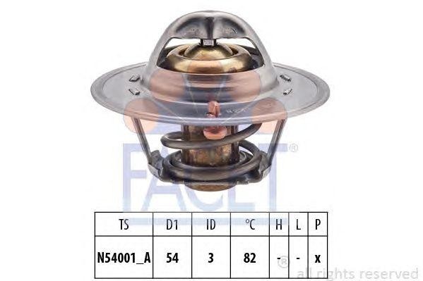 Термостат, охлаждающая жидкость 7.8233S FACET