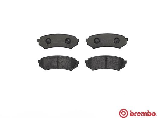Комплект тормозных колодок, диско P83049 BREMBO