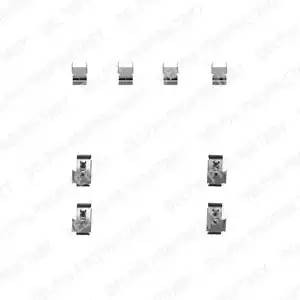 Комплектующие, колодки дискового тормоза LX0247 DELPHI