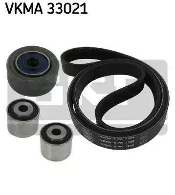Поликлиновой ременный комплект VKMA33021 SKF