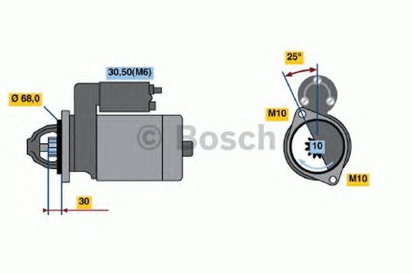 Стартер 0001109271 BOSCH