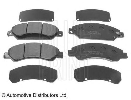 Комплект тормозных колодок, диско ADA104242 BLUE PRINT