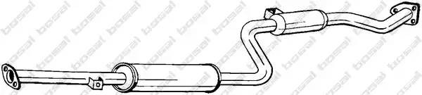 Средний глушитель выхлопных газов 285-303 BOSAL