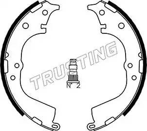 Комплект тормозных колодок 115.298 TRUSTING